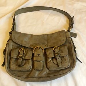 Coach Gray Leather shoulder bag